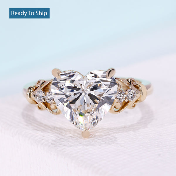 Antiquecut ready-to-ship engagement ring 5
