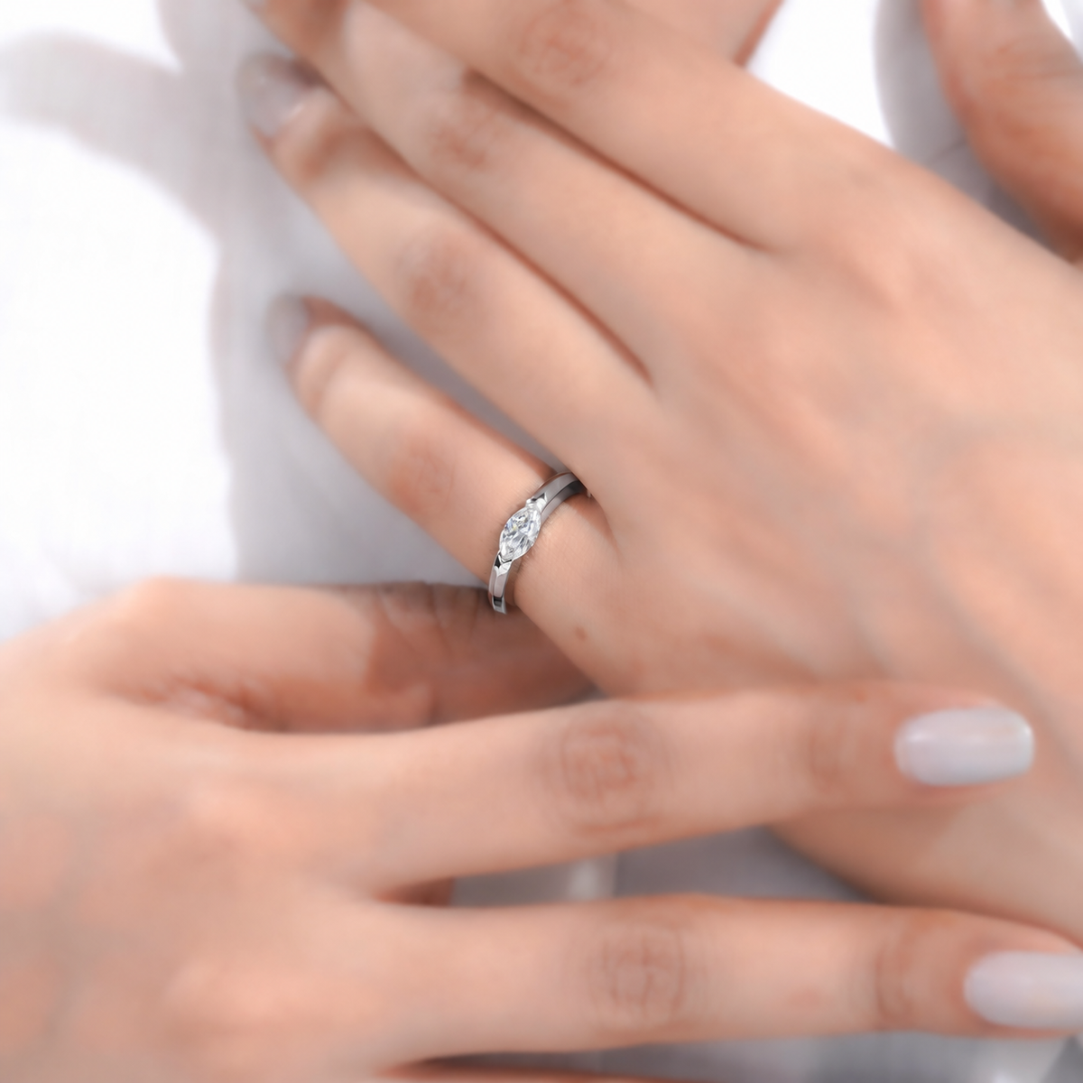 10k White Gold, 14k White Gold, 18k White Gold, Platinum