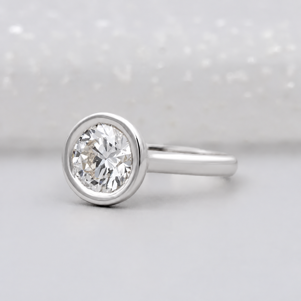 10k White Gold, 14k White Gold, 18k White Gold, Platinum
