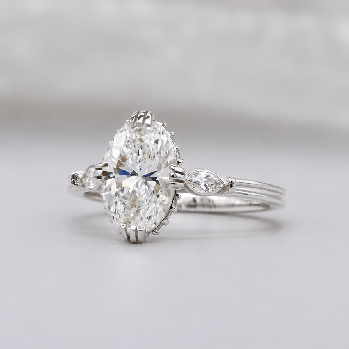 10k White Gold, 14k White Gold, 18k White Gold, Platinum