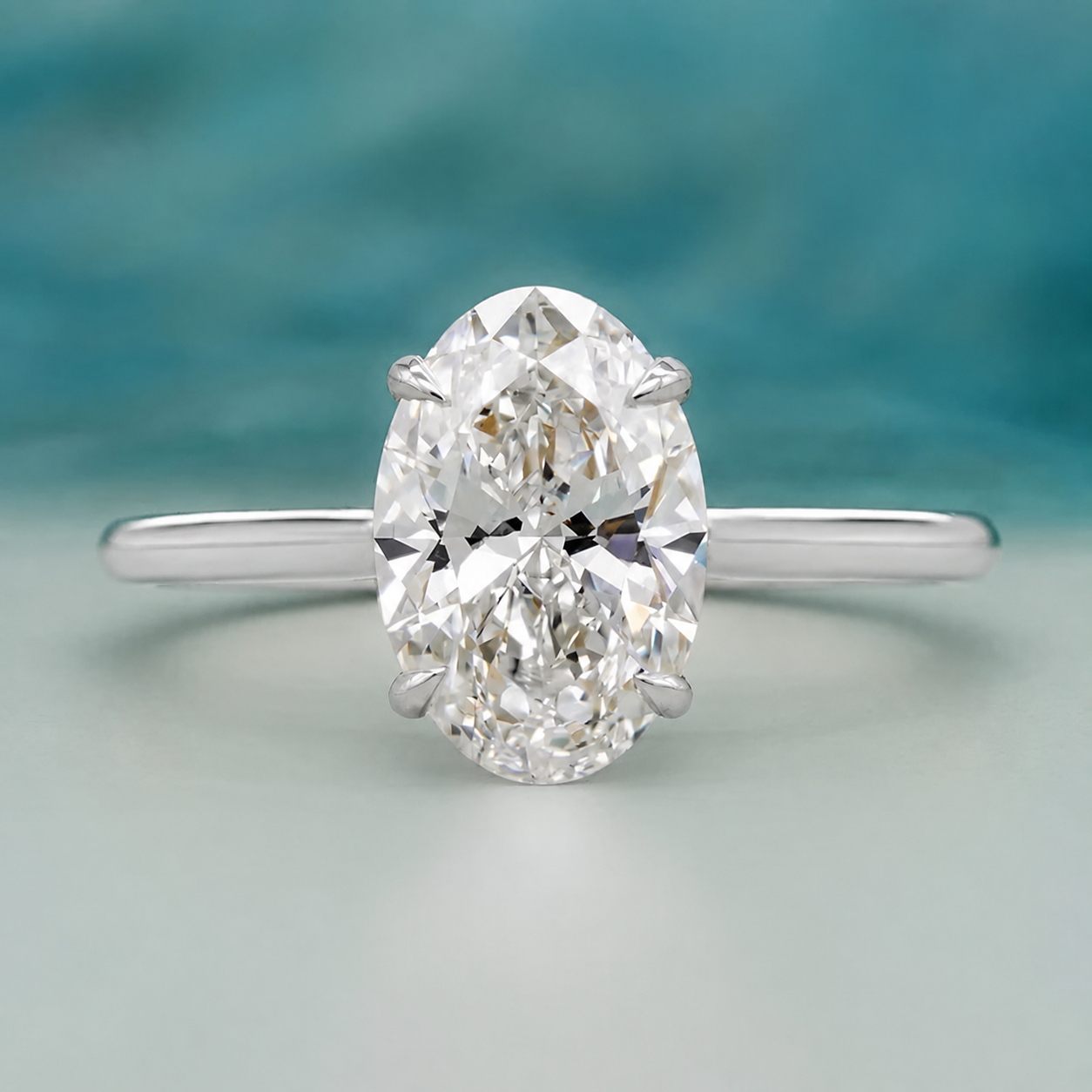 10k White Gold, 14k White Gold, 18k White Gold, Platinum