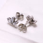 Marquise cut lab grown diamond stud earrings