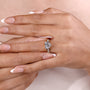 IGI certified lab grown diamond ring in white gold