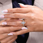 Lab Grown Diamond Ring with marquise center stone