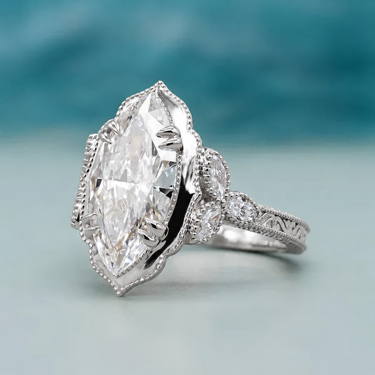10k White Gold, 14k White Gold, 18k White Gold, Platinum