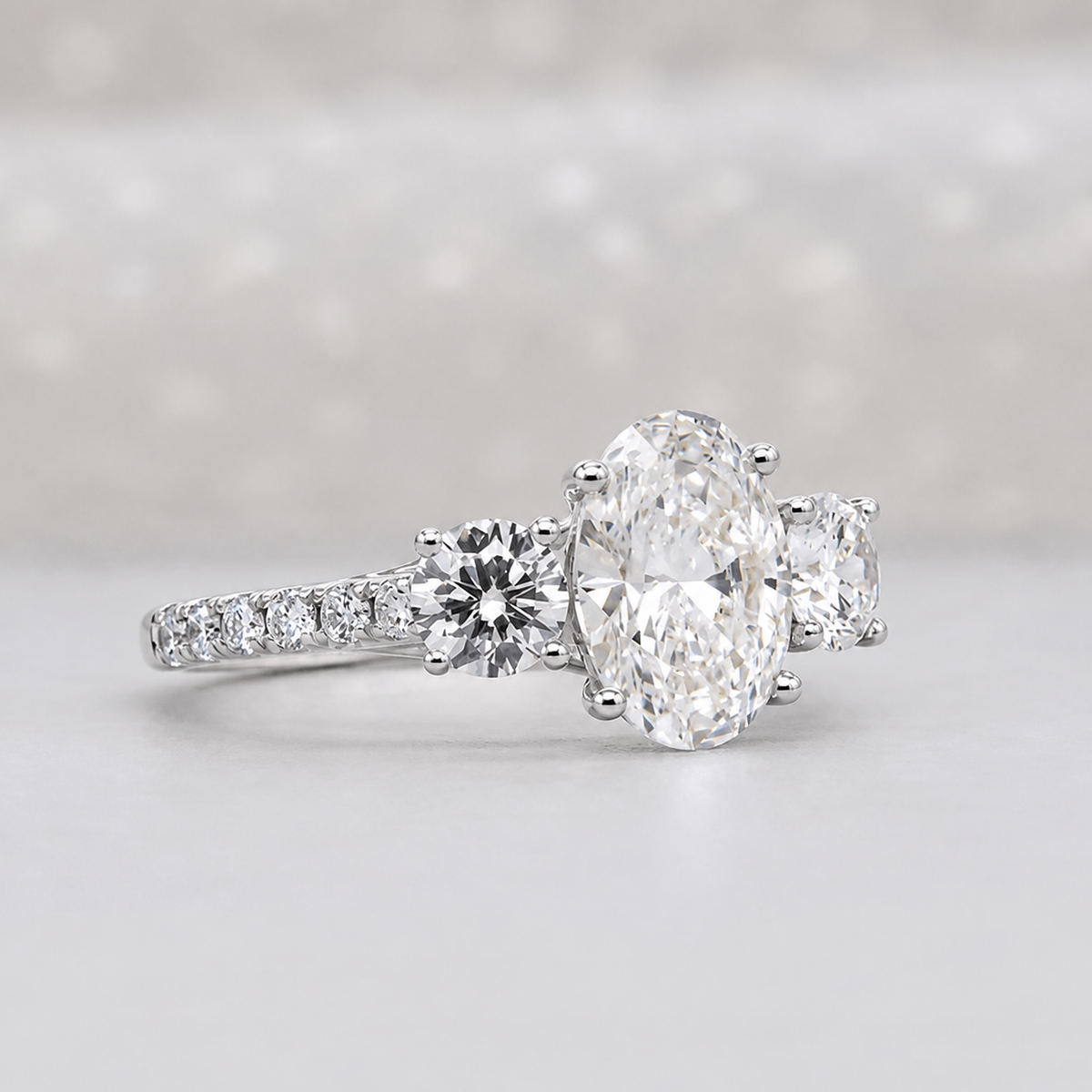 10k White Gold, 14k White Gold, 18k White Gold, Platinum