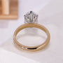 IGI certified oval lab grown diamond engagement ring