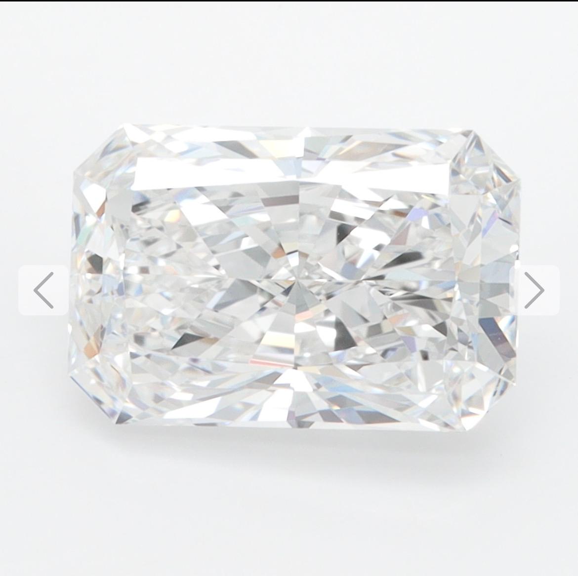 Custom Order - Zeyar | 3.27CT Radiant Cut | Report Number - 700512137 | Platinum | D-VVS2 | Blue Diamond Hidden Halo | Ring size-7(US)