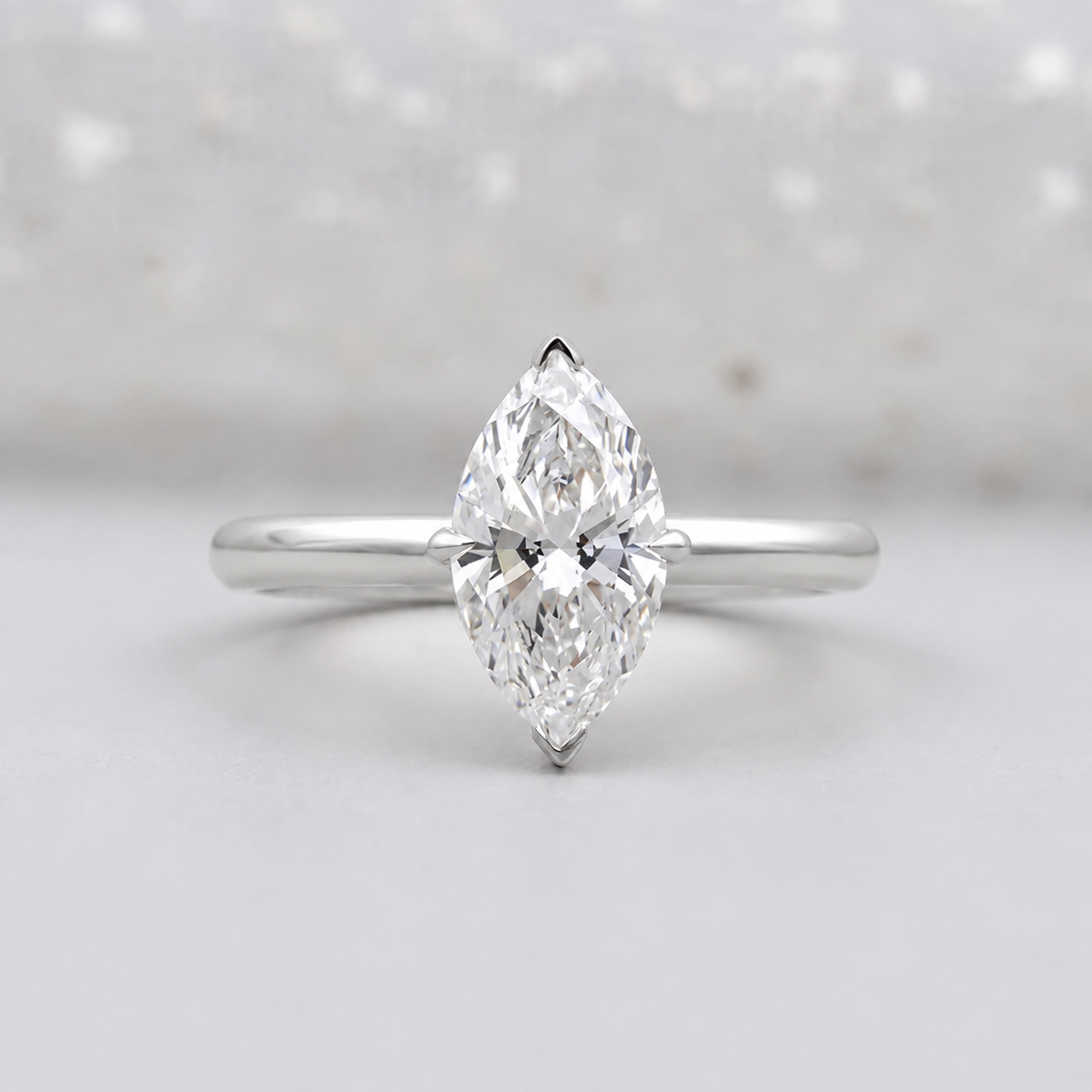 10k White Gold, 14k White Gold, 18k White Gold, Platinum