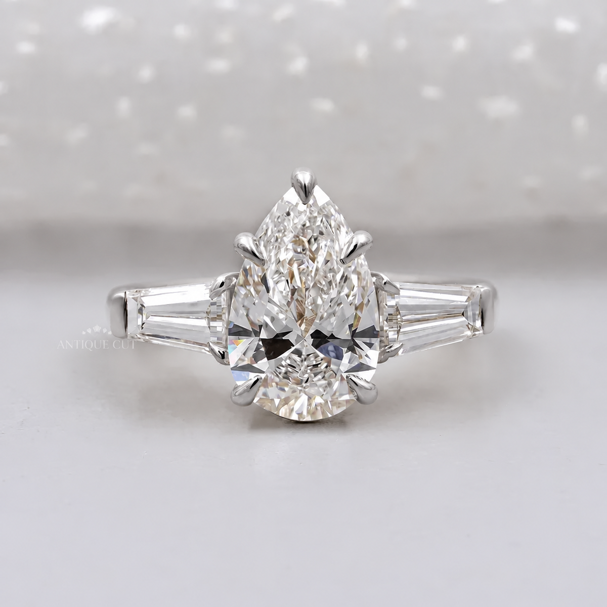 10k White Gold, 14k White Gold, 18k White Gold, Platinum