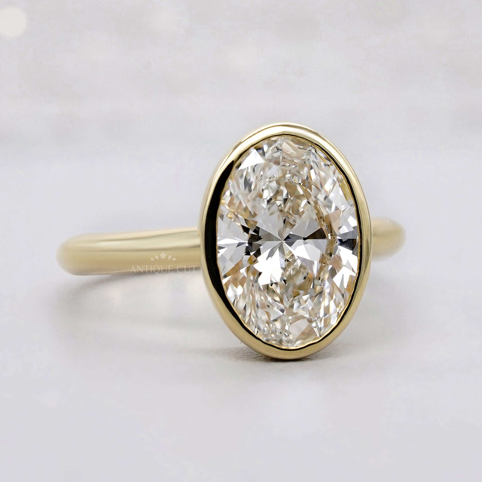 IGI certified lab grown diamond ring