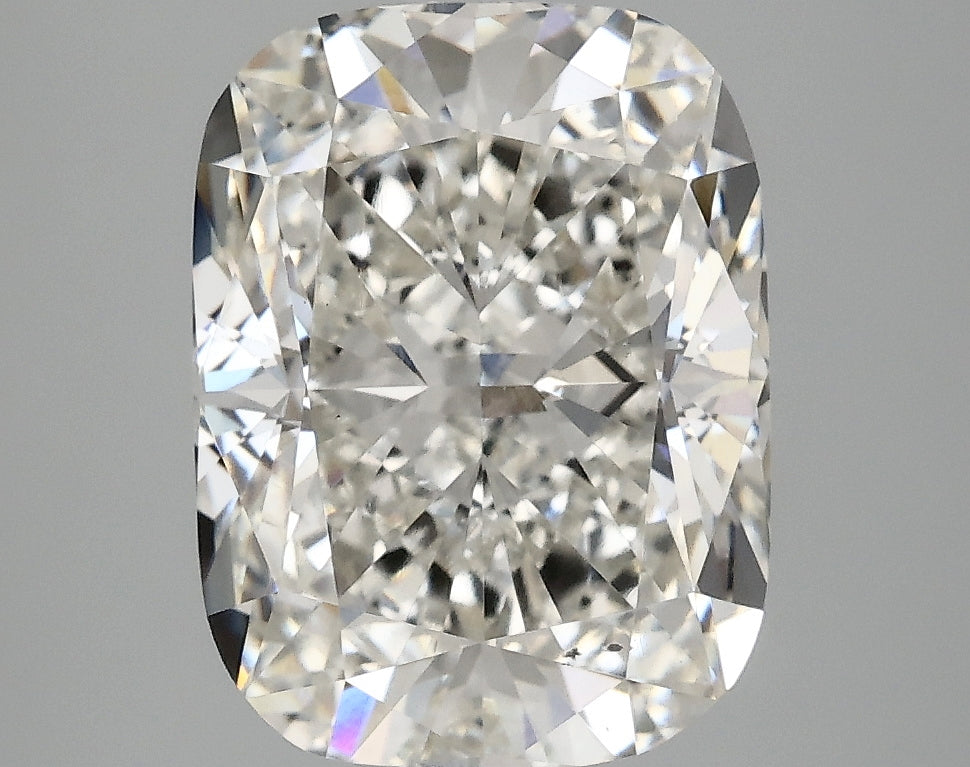 Custom order - 4.03ct H VS2 Cushion lab grown diamond ring | 10kt white gold | 5.25 US