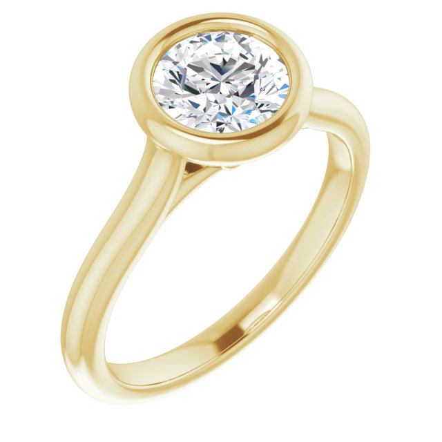Round Engagement Ring Mounting