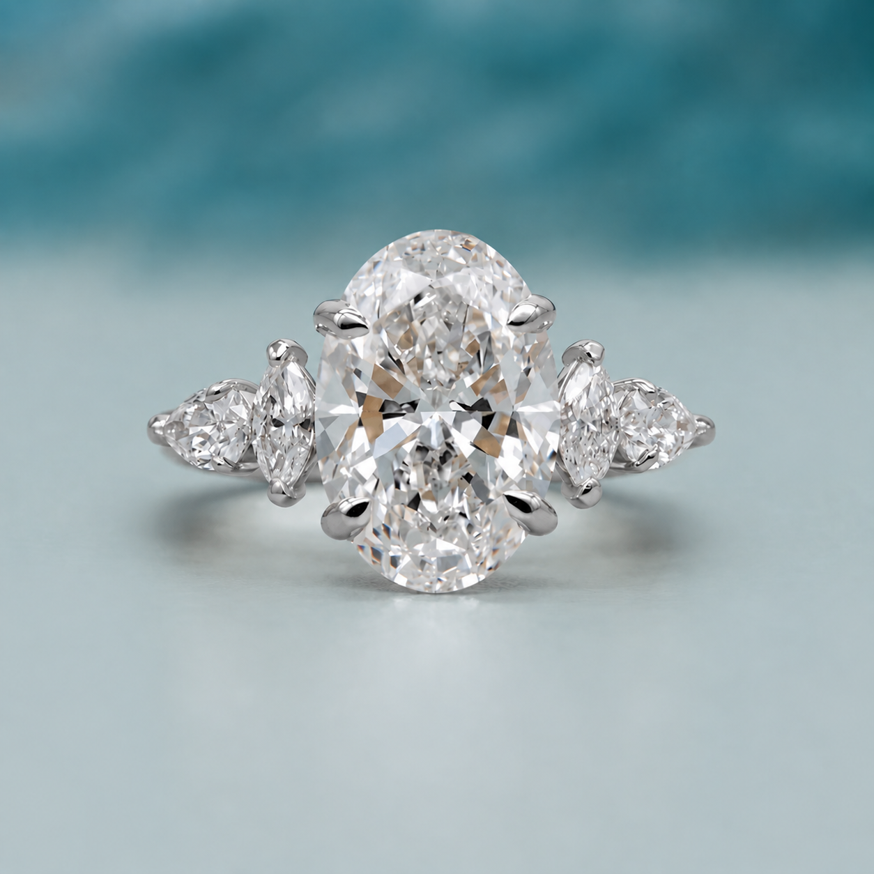 10k White Gold, 14k White Gold, 18k White Gold, Platinum