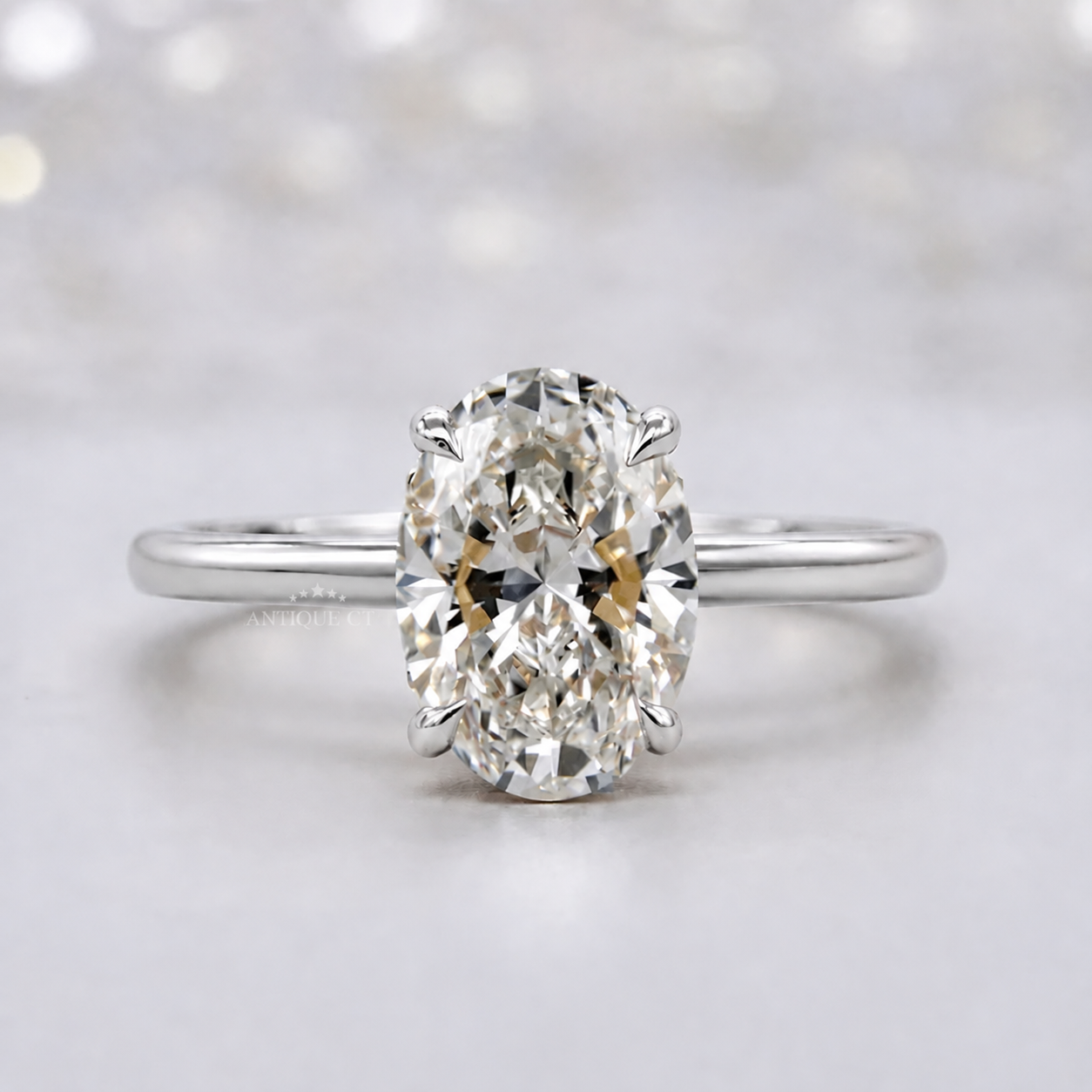 10k White Gold, 14k White Gold, 18k White Gold, Platinum