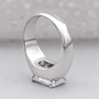 10k White Gold, 14k White Gold, 18k White Gold, Platinum