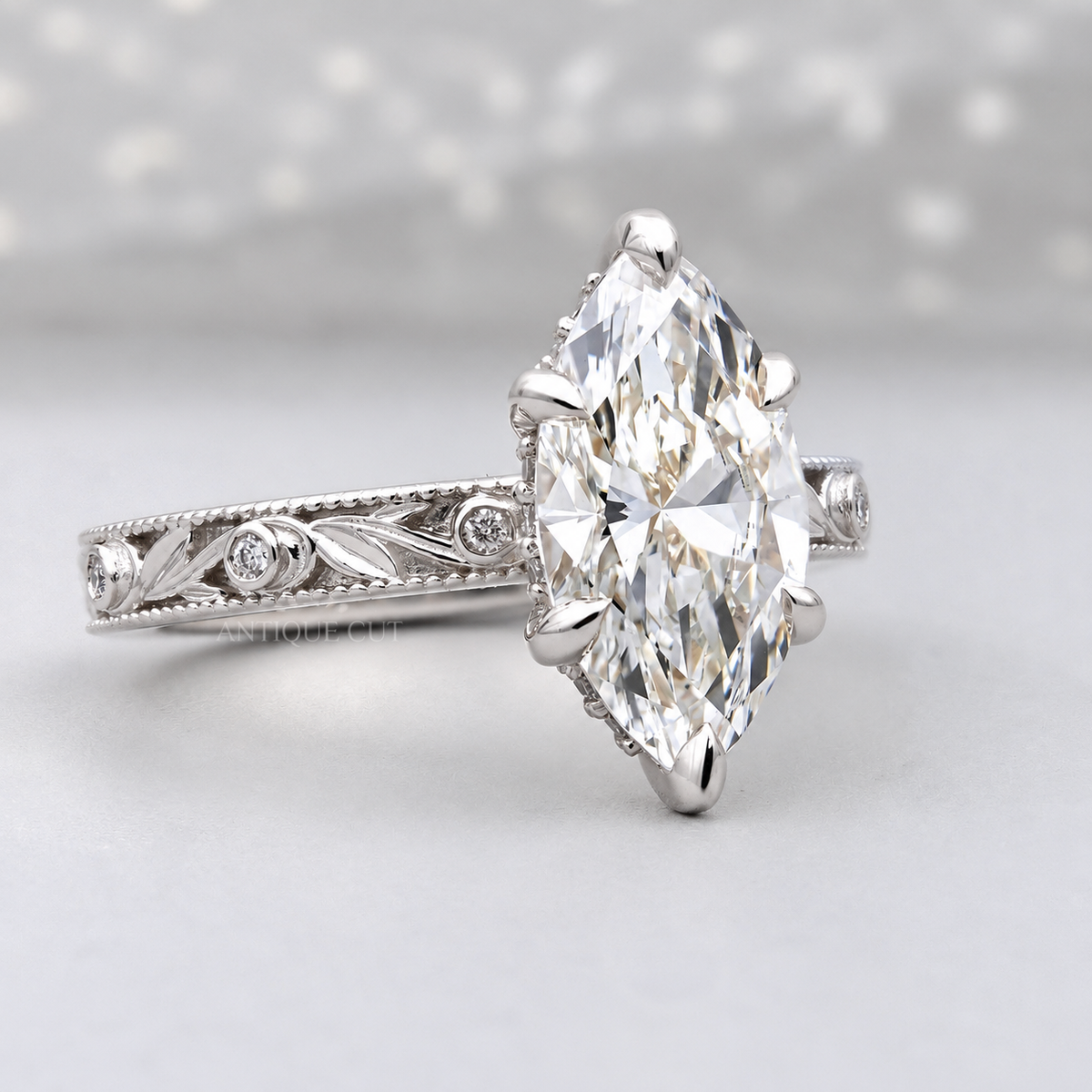 10k White Gold, 14k White Gold, 18k White Gold, Platinum