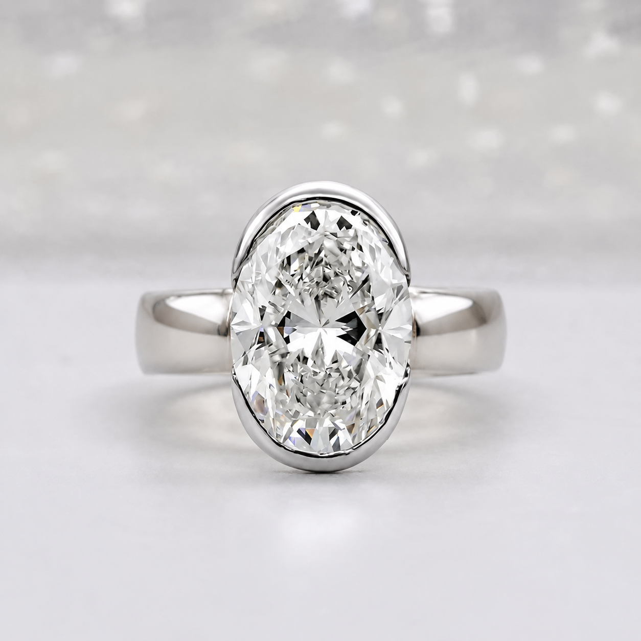 10k White Gold, 14k White Gold, 18k White Gold, Platinum