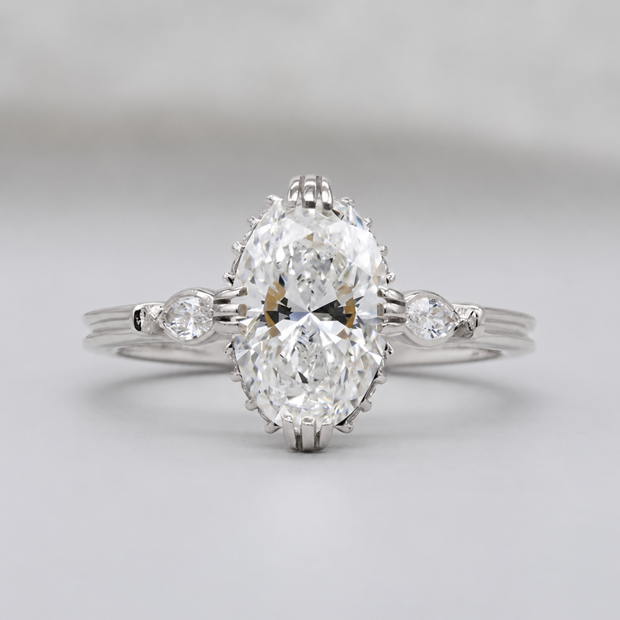 10k White Gold, 14k White Gold, 18k White Gold, Platinum