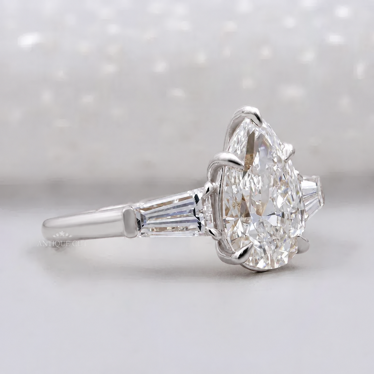 10k White Gold, 14k White Gold, 18k White Gold, Platinum