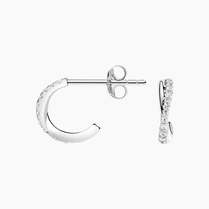 Chamise Diamond Huggie Earrings