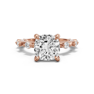 Image for Cushion Classic Basket Ring with Floating Station band