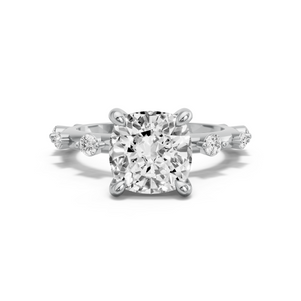 Image for Cushion Classic Basket Ring with Floating Station band