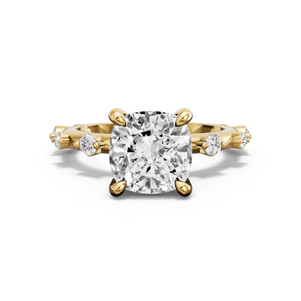 Image for Cushion Classic Basket Ring with Floating Station band