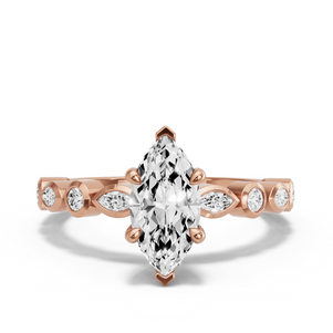 Image for Marquise Classic Basket Ring with Alternating Marquise band