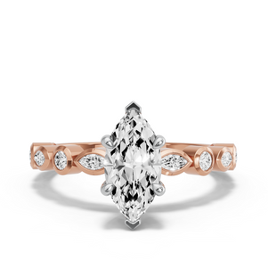 Image for Marquise Classic Basket Ring with Alternating Marquise band