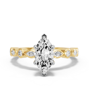 Image for Marquise Classic Basket Ring with Alternating Marquise band