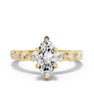 Image for Marquise Classic Basket Ring with Alternating Marquise band
