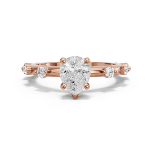 Image for Pear Classic Basket Ring with Floating Station band