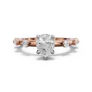Image for Pear Classic Basket Ring with Floating Station band