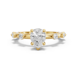Image for Pear Classic Basket Ring with Floating Station band