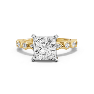 Image for Princess Classic Basket Ring with Alternating Marquise band