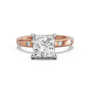 Image for Princess Classic Basket Ring with Sleek Accent band