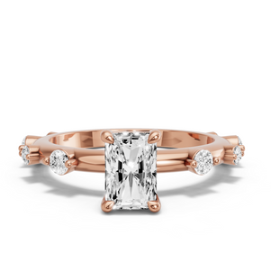 Image for Radiant Classic Basket Ring with Floating Station band