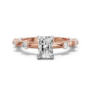 Image for Radiant Classic Basket Ring with Floating Station band