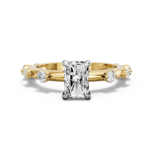 Image for Radiant Classic Basket Ring with Floating Station band