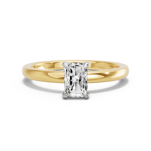 Image for Radiant Classic Basket Ring with Solitaire band