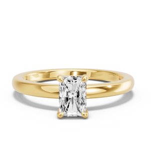 Image for Radiant Classic Basket Ring with Solitaire band