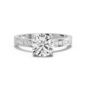 Image for Round Classic Basket Ring with Channel band