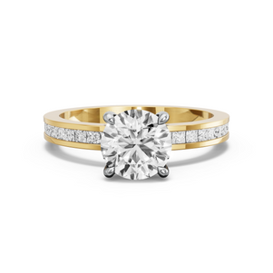 Image for Round Classic Basket Ring with Channel band