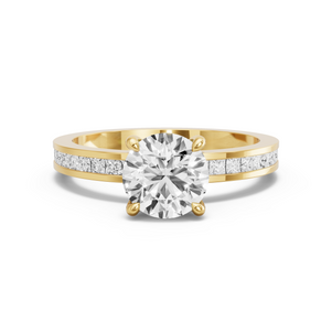 Image for Round Classic Basket Ring with Channel band