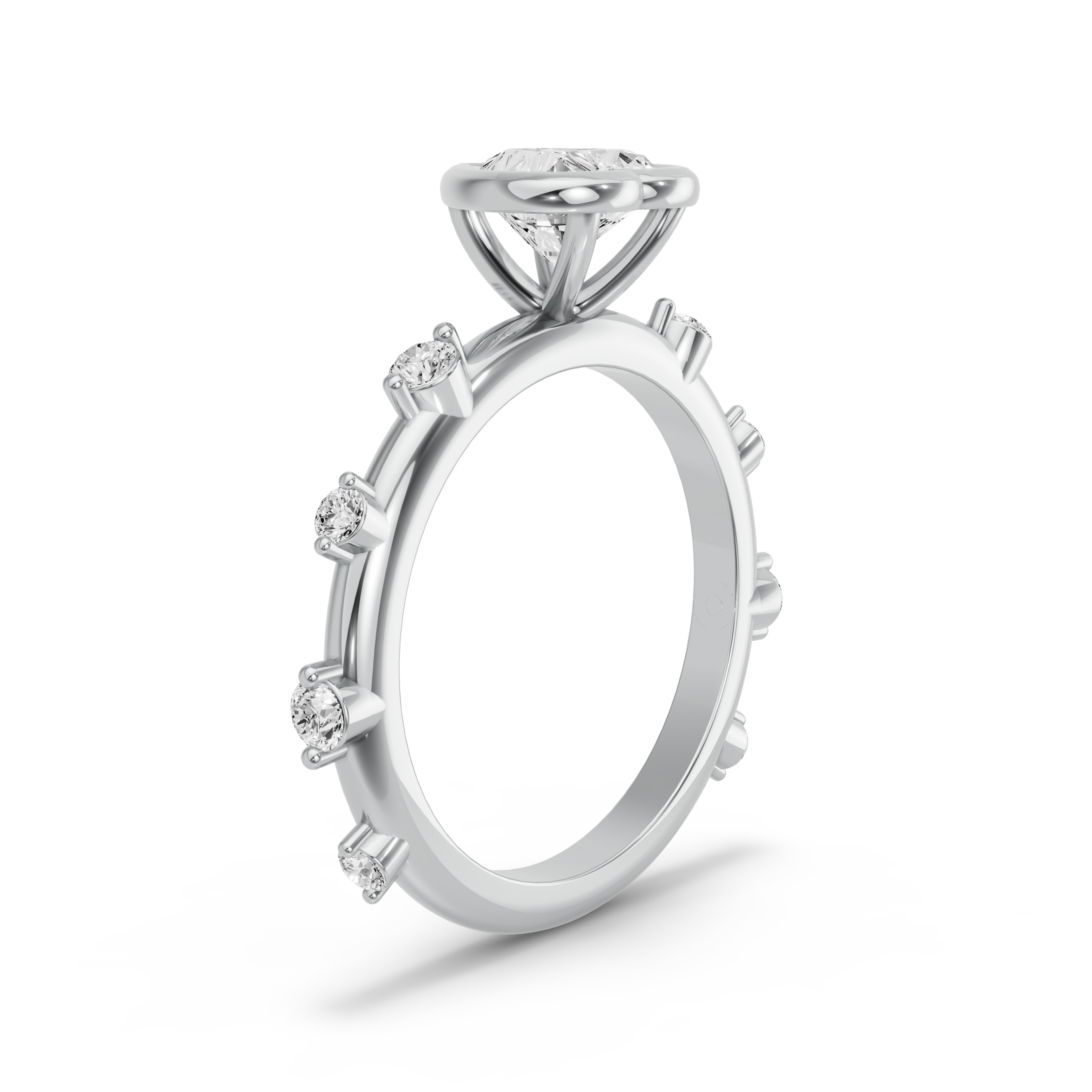 Image for heart-classic-bezel-ring-with-floating-station-band-in-18k-white-gold