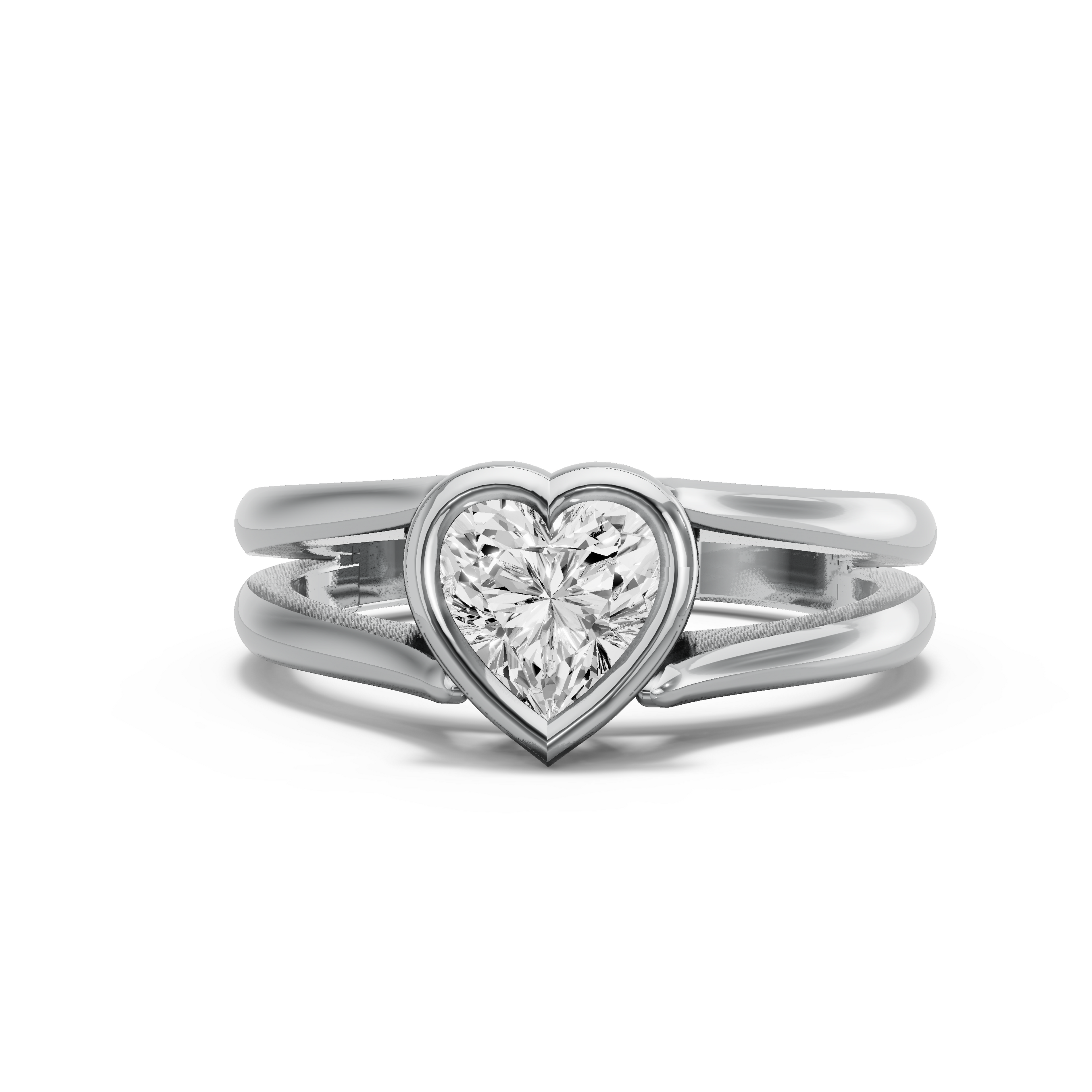 Image for heart-classic-bezel-ring-with-split-ring-solitaire-band-in-950-platinum
