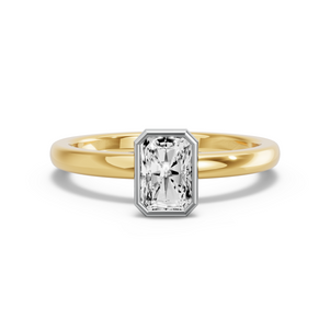 Image for Radiant Classic Bezel Ring with Solitaire band
