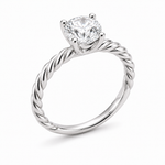 Round Cut Twisted Band