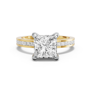 Image for Princess Diamond Tulip Ring with Channel band